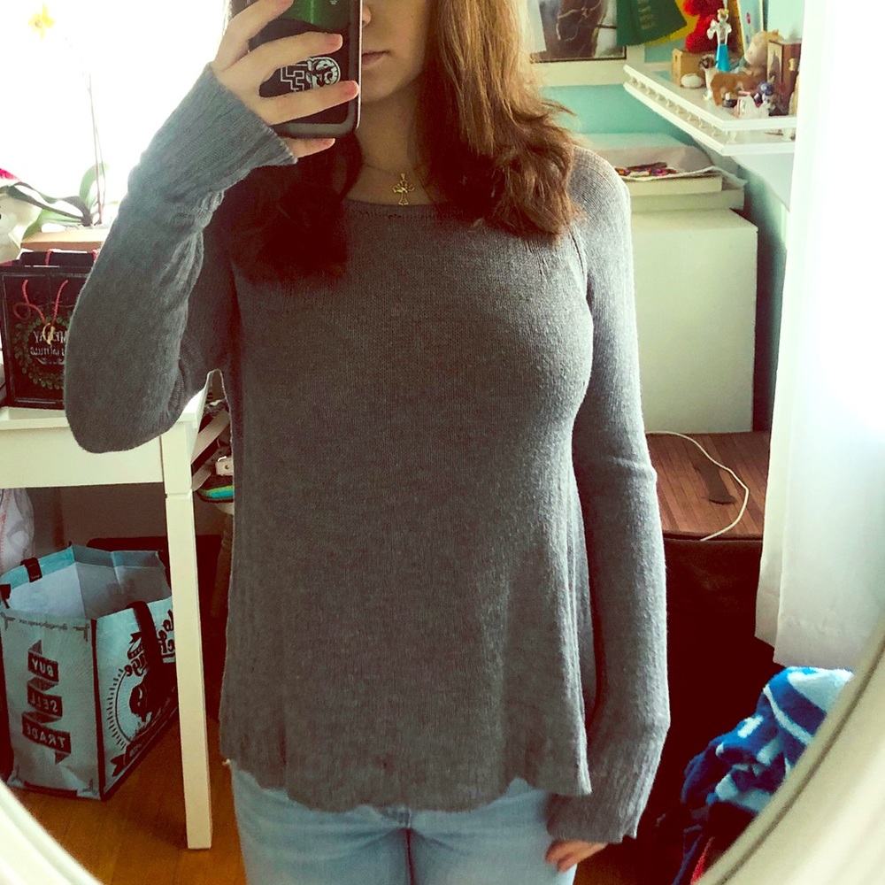 Grey Knit Sweater